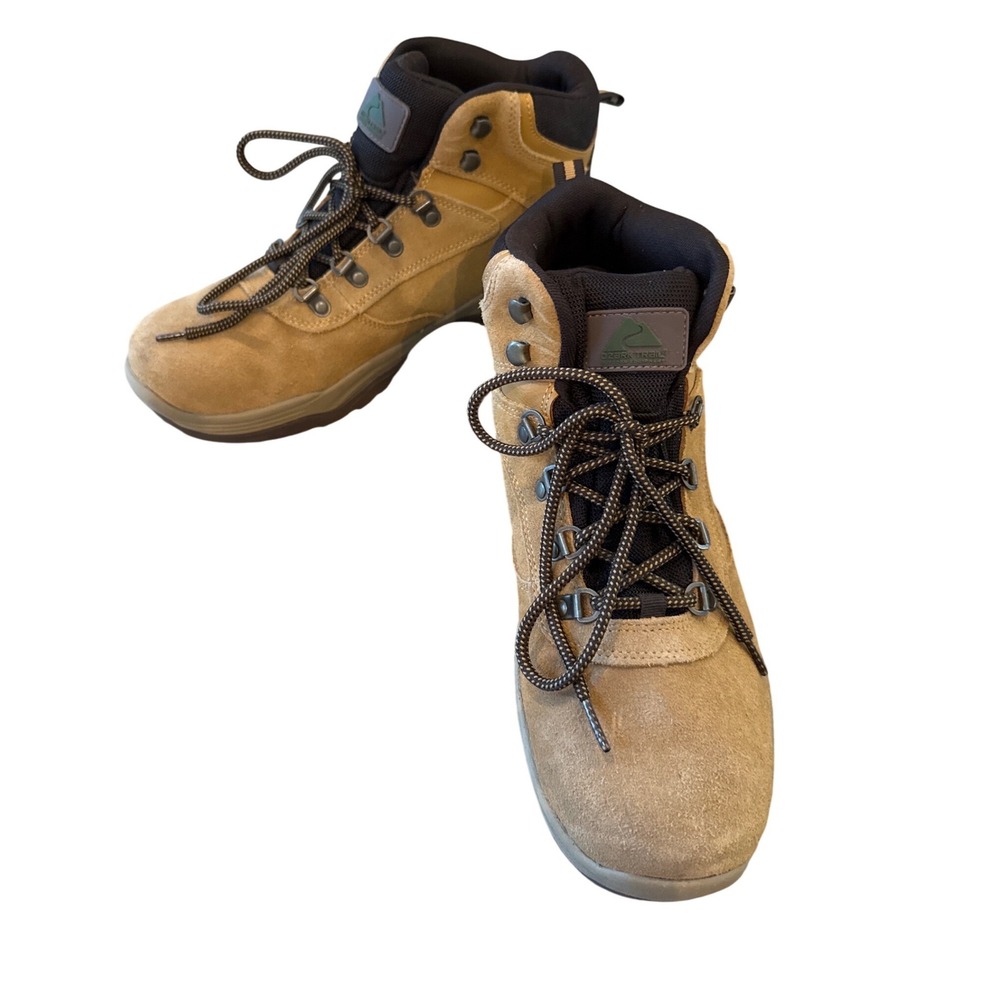 Ozark Trail Mens Gorpcore Hiking Boots Waterproof Suede 11 Tan Brown  Outdoors